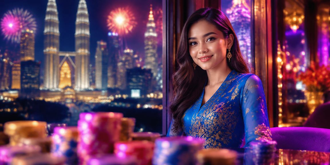 Suasana taruhan bola sepak di Kuala Lumpur dengan pakaian tradisional baju kurung