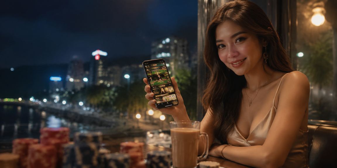 Pengguna bertaruh kriket menggunakan telefon pintar di Kuantan dalam suasana santai